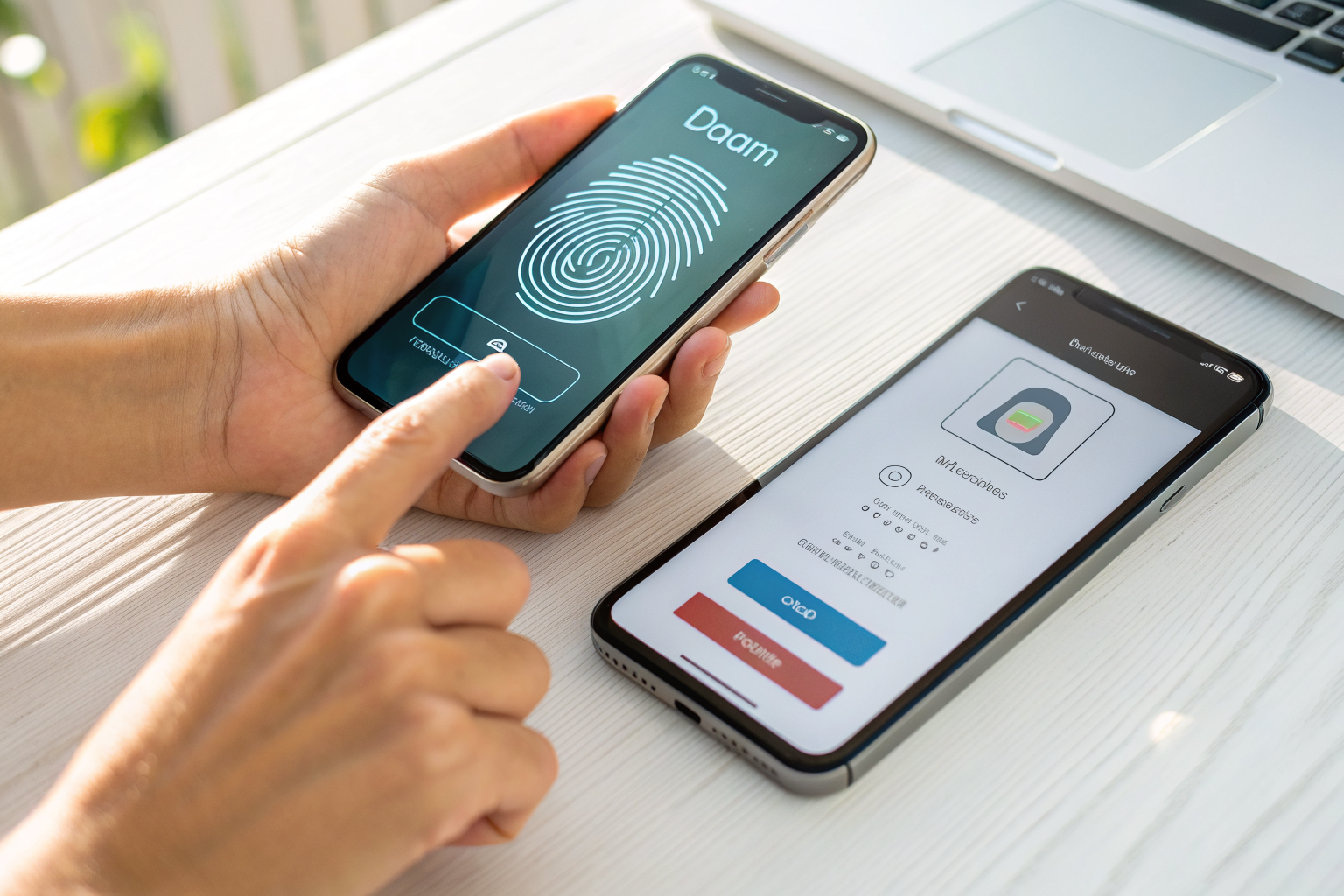 Fingerprint or Face ID Login Setup for Indian Apps